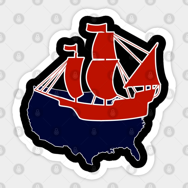 Columbus Day Sticker by bakry